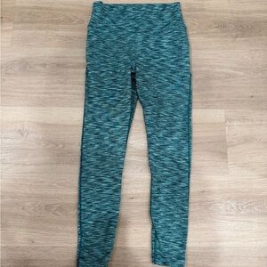 Outdoor voices full length teal leggings